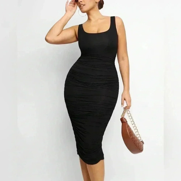 SHAPELLX Tank Ruched Shaping Dress - XL - Picture 4 of 8